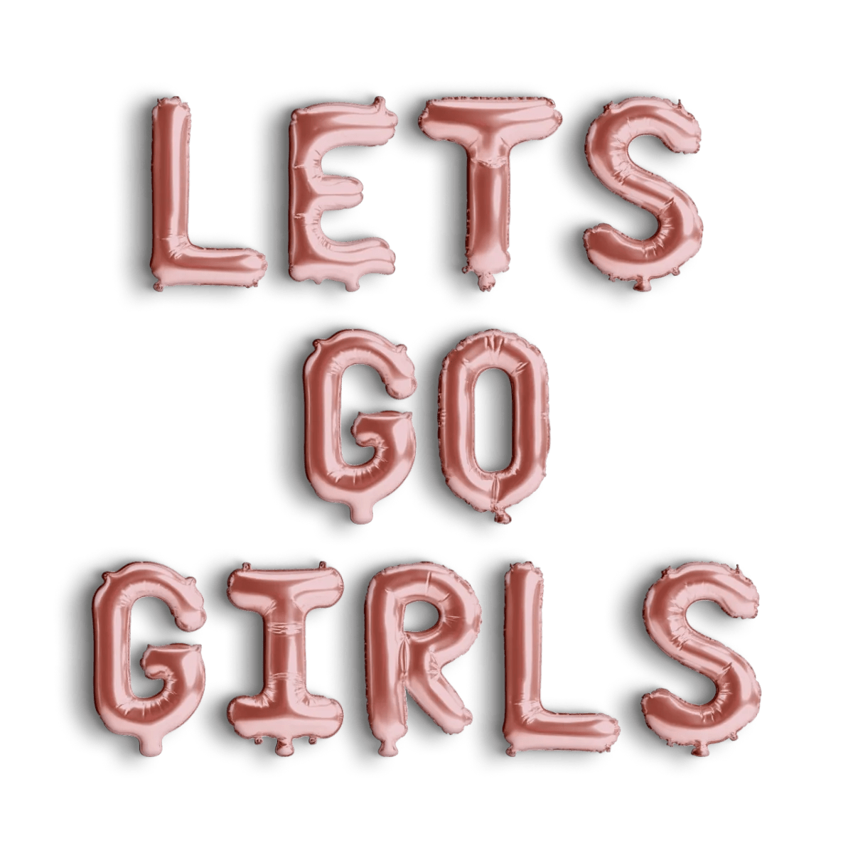 Lets Go Girls Balloon Banner - Nashville Bachelorette Cowgirl Country Hen Party Austin Bachelorette Decorations Bach and Boujee Balloons