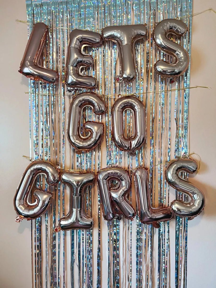 Lets Go Girls Balloon Banner - Nashville Bachelorette Cowgirl Country Hen Party Austin Bachelorette Decorations Bach and Boujee Balloons