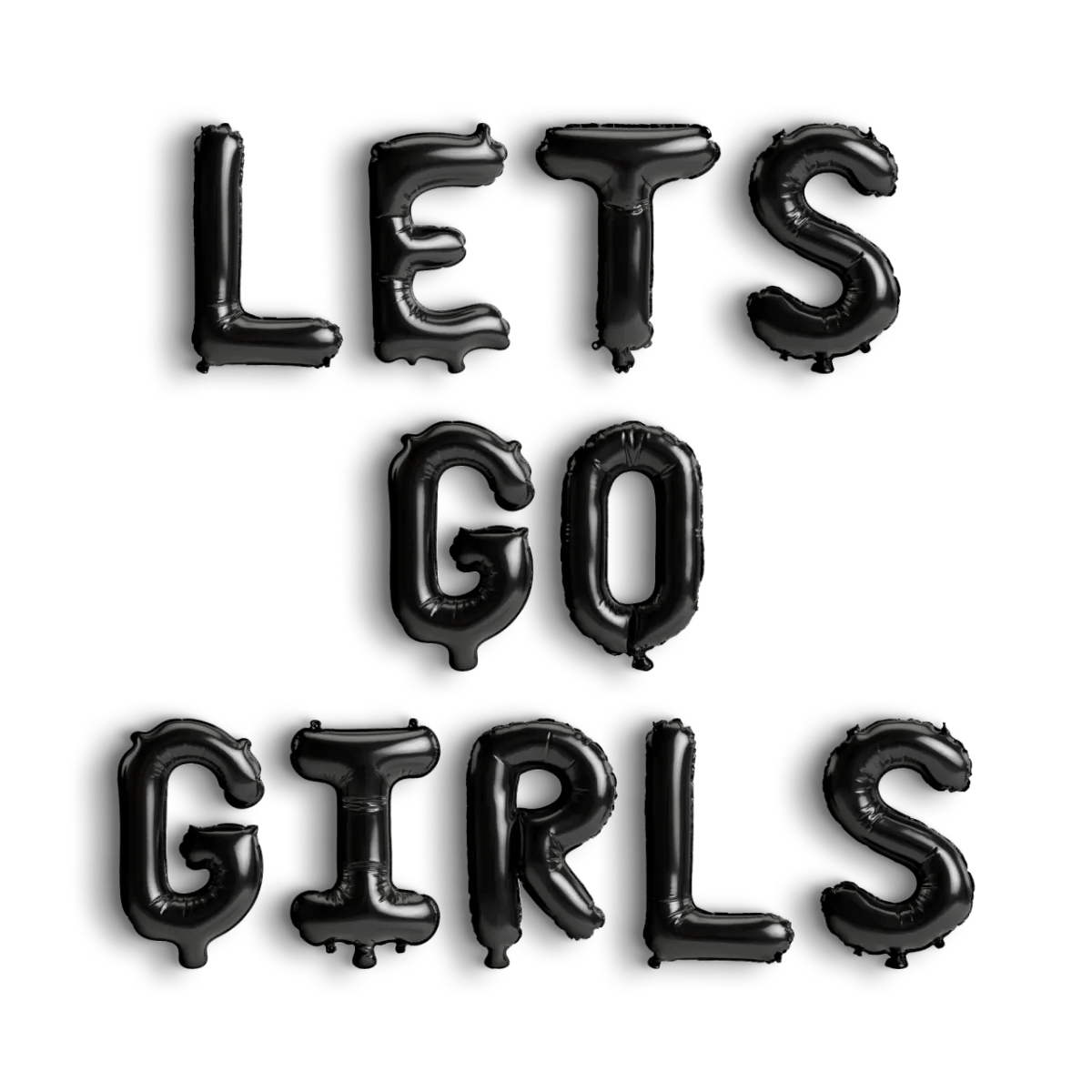 Lets Go Girls Balloon Banner - Nashville Bachelorette Cowgirl Country Hen Party Austin Bachelorette Decorations Bach and Boujee Balloons