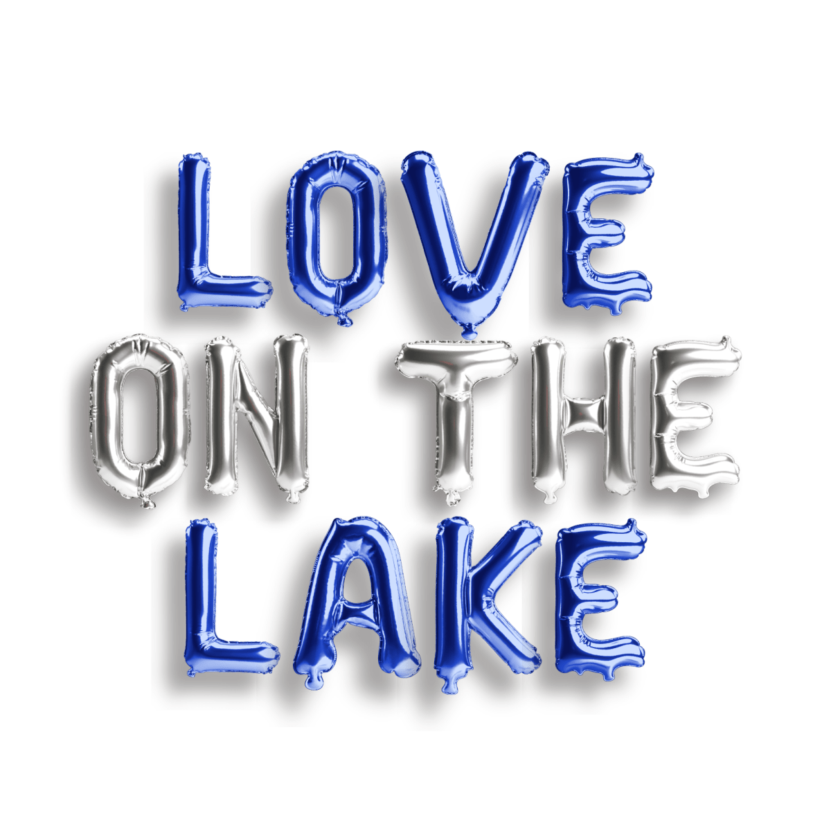 Love On The Lake Balloon Banner Bach and Boujee Balloons