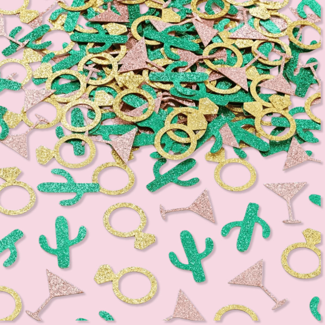 Martini Party Cactus Confetti Fiesta Theme Mexico Bachelorette Bach and Boujee