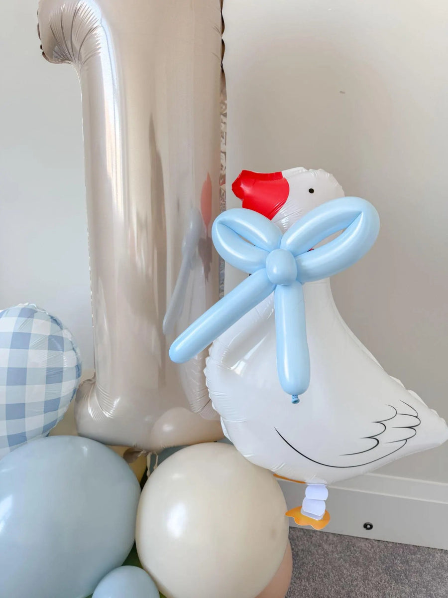 One Silly Goose Birthday Balloon Tower Bach and Boujee