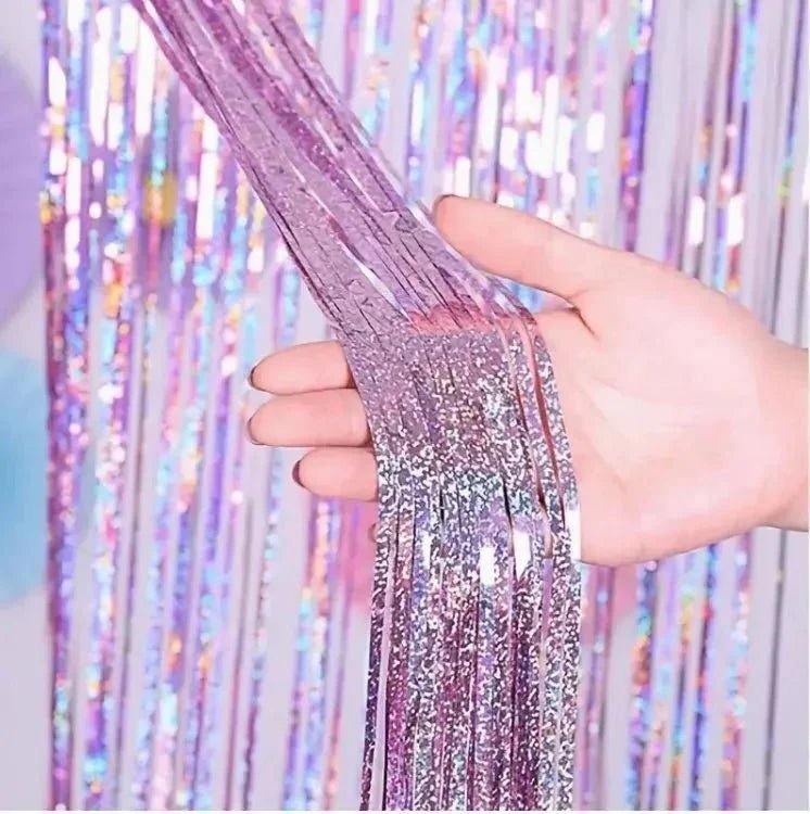 Orange Foil Fringe Curtain - Halloween Bachelorette Metallic Tinsel Backdrop Party Streamers Door Curtains Photo Backdrop forBirthday Decorations Bach and Boujee