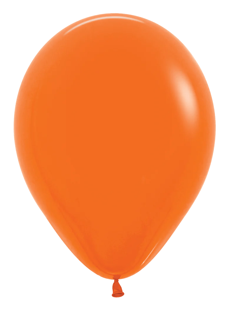 Orange Helium Balloon Bach and Boujee