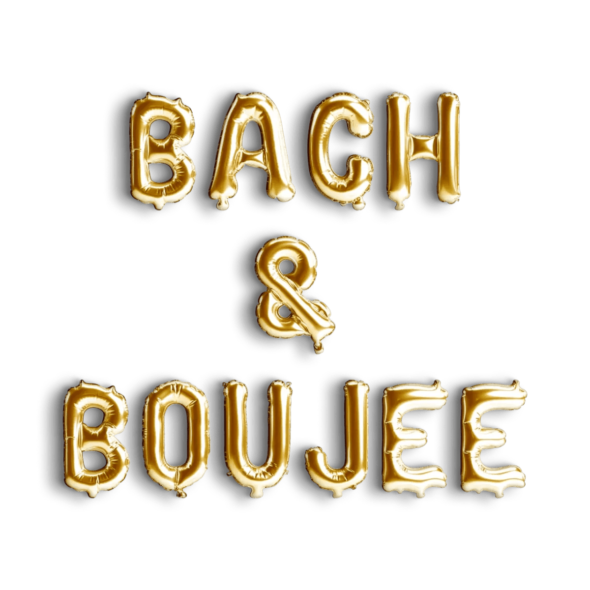 Party in Style Balloon Banner - Ultimate Bachelorette Bash Decor Bach and Boujee Balloons