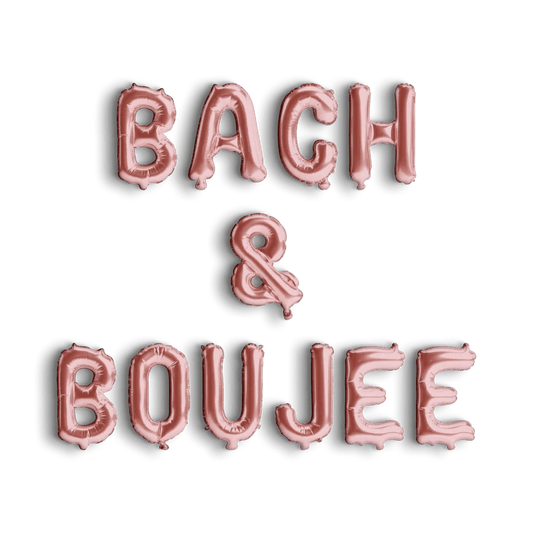 Party in Style Balloon Banner - Ultimate Bachelorette Bash Decor Bach and Boujee Balloons