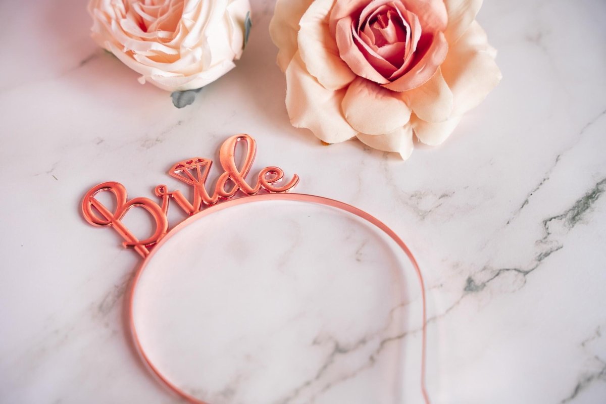 Pearl Headband for Bride - Elegant Bridal Shower Gift Bachelorette Party Favor Bach and Boujee Headband