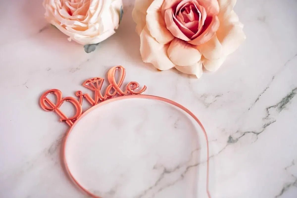 Pearl Headband for Bride - Elegant Bridal Shower Gift Bachelorette Party Favor Bach and Boujee Headband