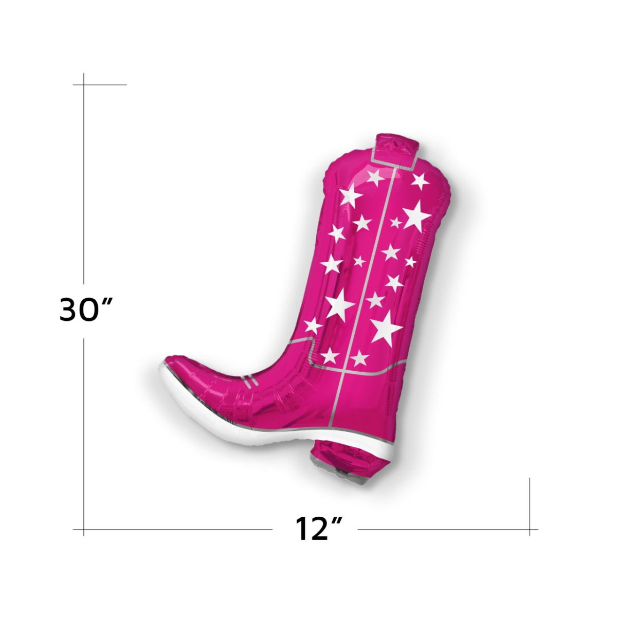 Pink Cowgirl Balloon for Bachelorette Party - Last Rodeo Theme Hen Party Accessory Bach and Boujee Balloons