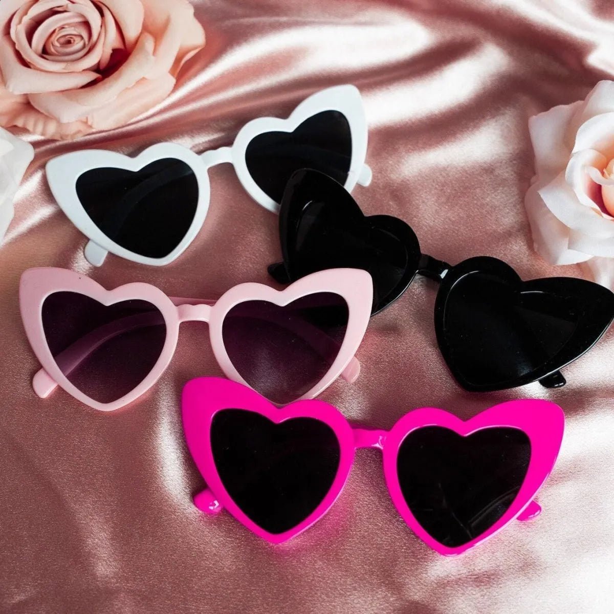 Red Heart Sunglasses Bachelorette Gift - Team Bride Bachelorette Decoration Team Hen Party Bridesmaid Sunglasses Bach and Boujee
