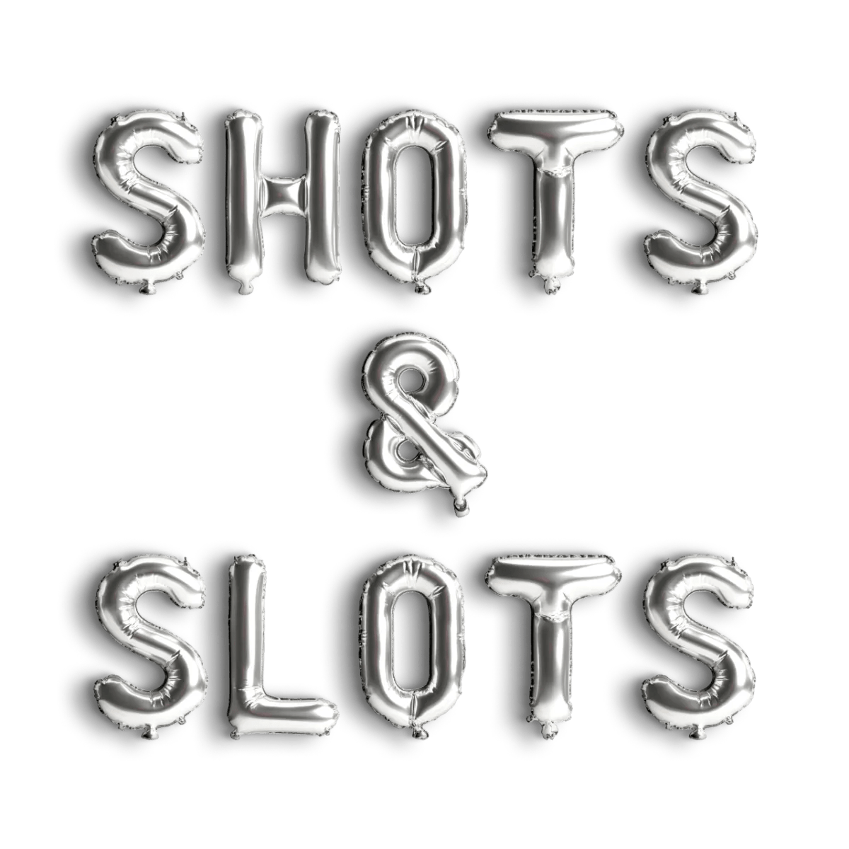 Slots and Shots Balloon Banner - Vegas Girls Trip 21st Birthday Vegas Party Decoration Vegas Before Vows Bachelorette Bach and Boujee Balloons