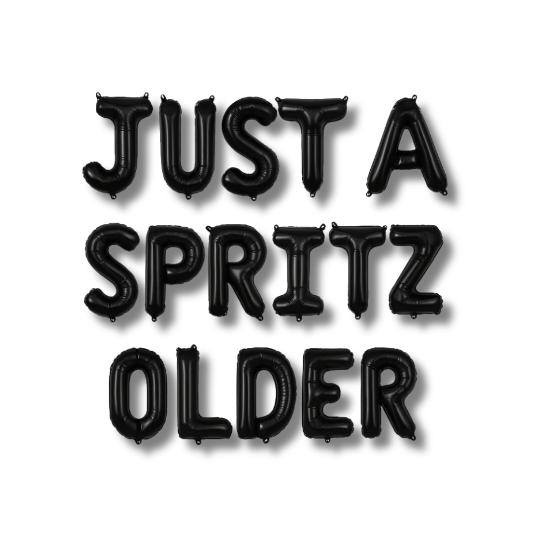 Spritz Older Balloon Banner Bach and Boujee