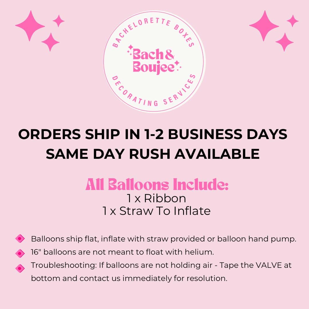 Custom Phrase - Balloon Letter Banner