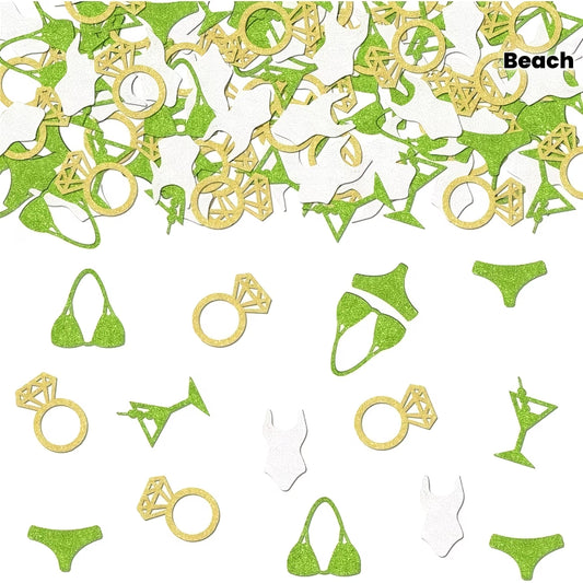 Bikini & Martinis Mexico Tropical Confetti