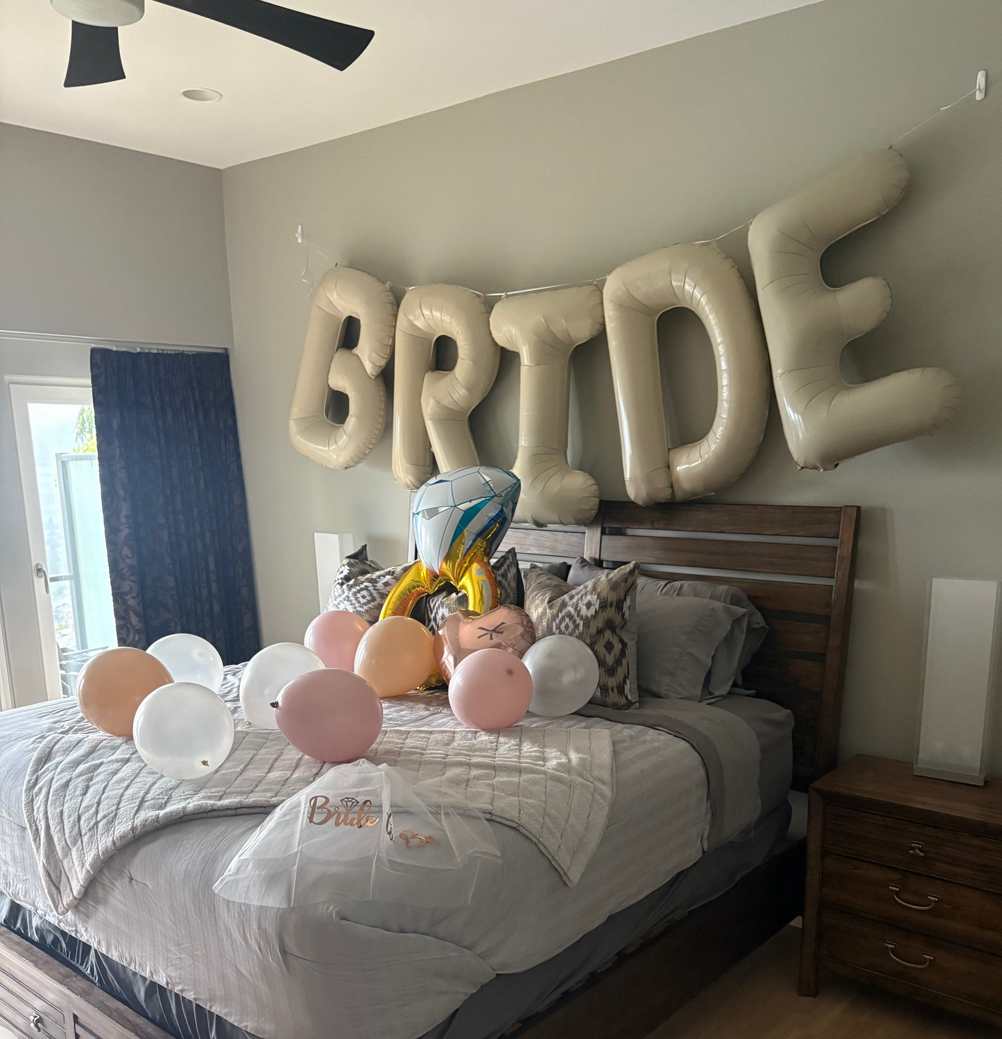 Cream Jumbo Bride Balloon XL