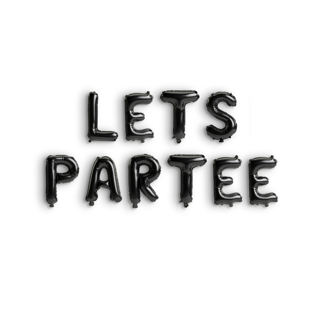 Lets Par Tee Golf Balloon Banner