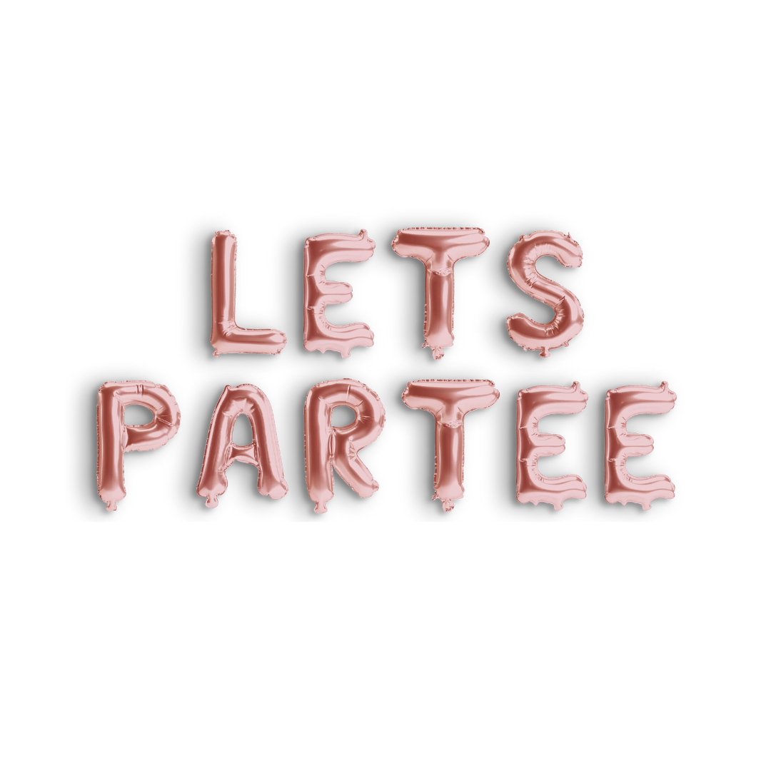 Lets Par Tee Golf Balloon Banner