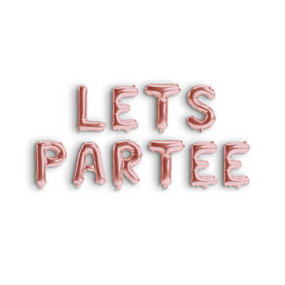 Lets Par Tee Golf Balloon Banner