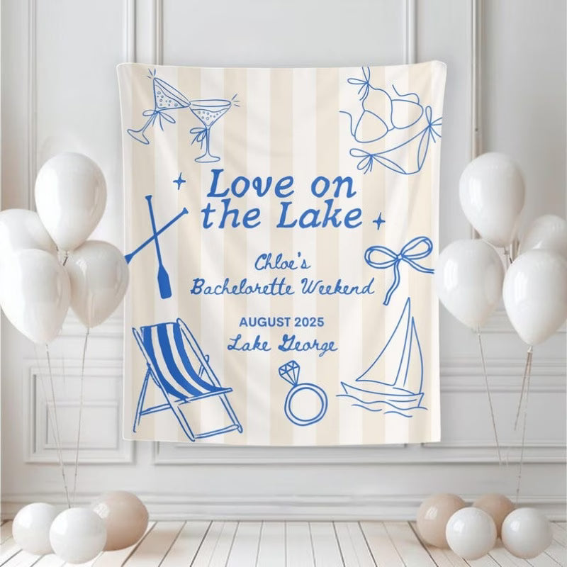 Love on the Lake Tapestry