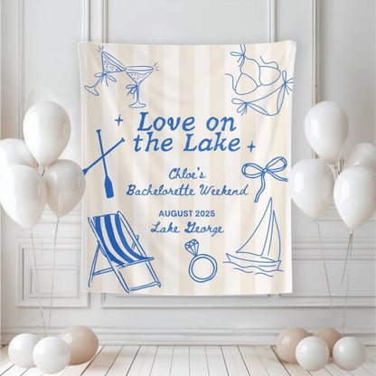Love on the Lake Tapestry
