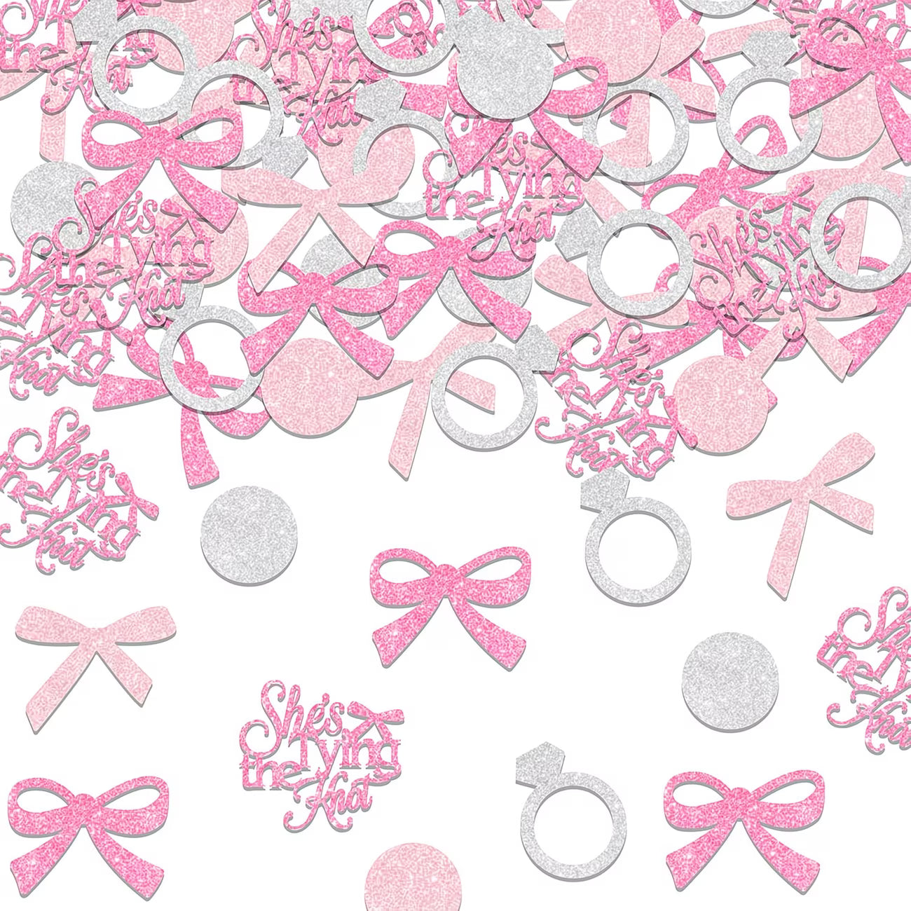 Shes Tying the Knot Bow Confetti