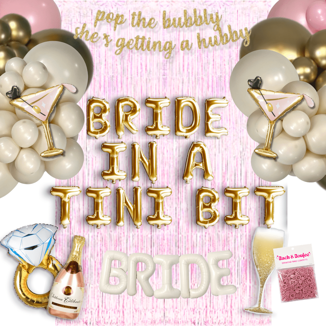 A Bride in A Tini Bit Bachelorette Kit Bach and Boujee