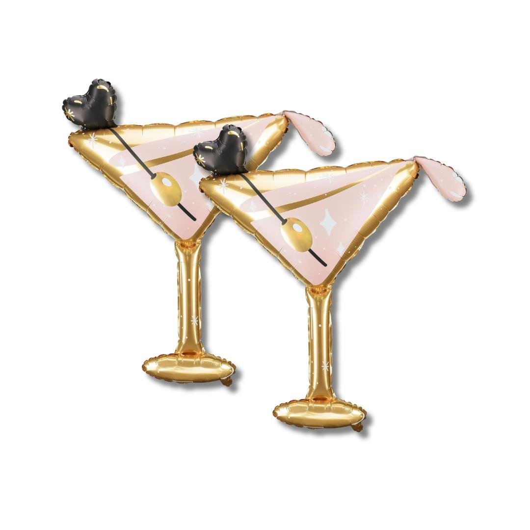 A Bride In A Tini Bit Banner - Martini Bachelorette Party Decoration Bach and Boujee