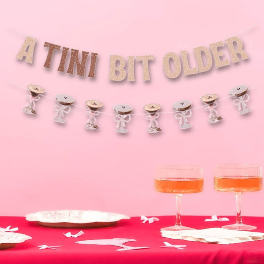 A Tini Bit Older - Espresso Martini Banner Bach and Boujee