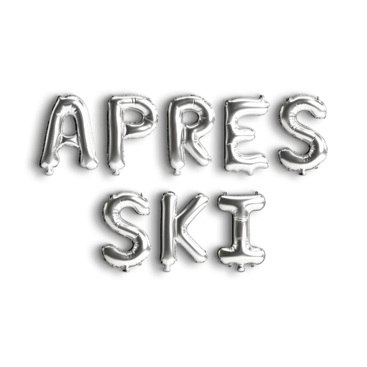 Apres Ski Balloon Banner - Party Decorations Girls Ski Trip Decoration Ski Weekend Bachelorette Banner Snow Winter Bachelorette Aspen Mountain Decoration Bach and Boujee Balloons