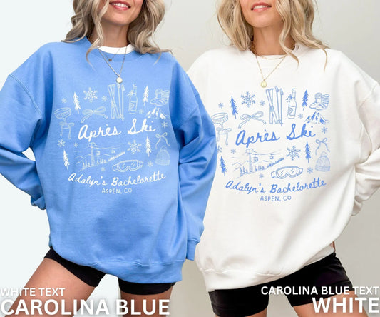 Apres Ski Crewneck Sweater Bach and Boujee Sweatshirt