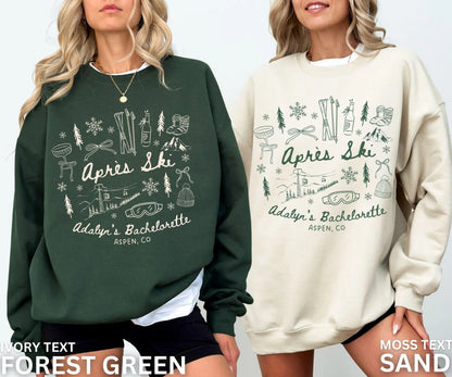 Apres Ski Crewneck Sweater Bach and Boujee Sweatshirt