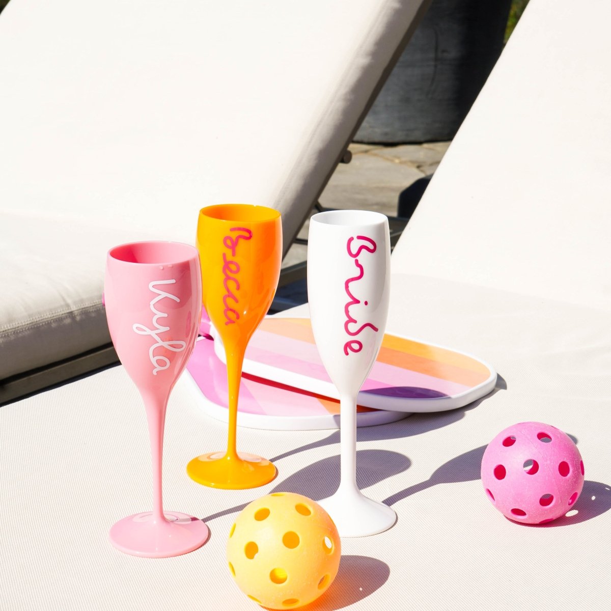 Bach Island Champagne Flute - Personalized Bachelorette Gift Bach and Boujee