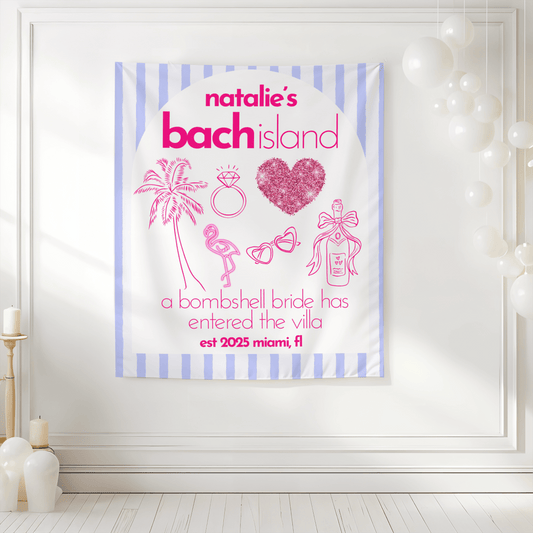 Bach Island Tapestry Bach and Boujee