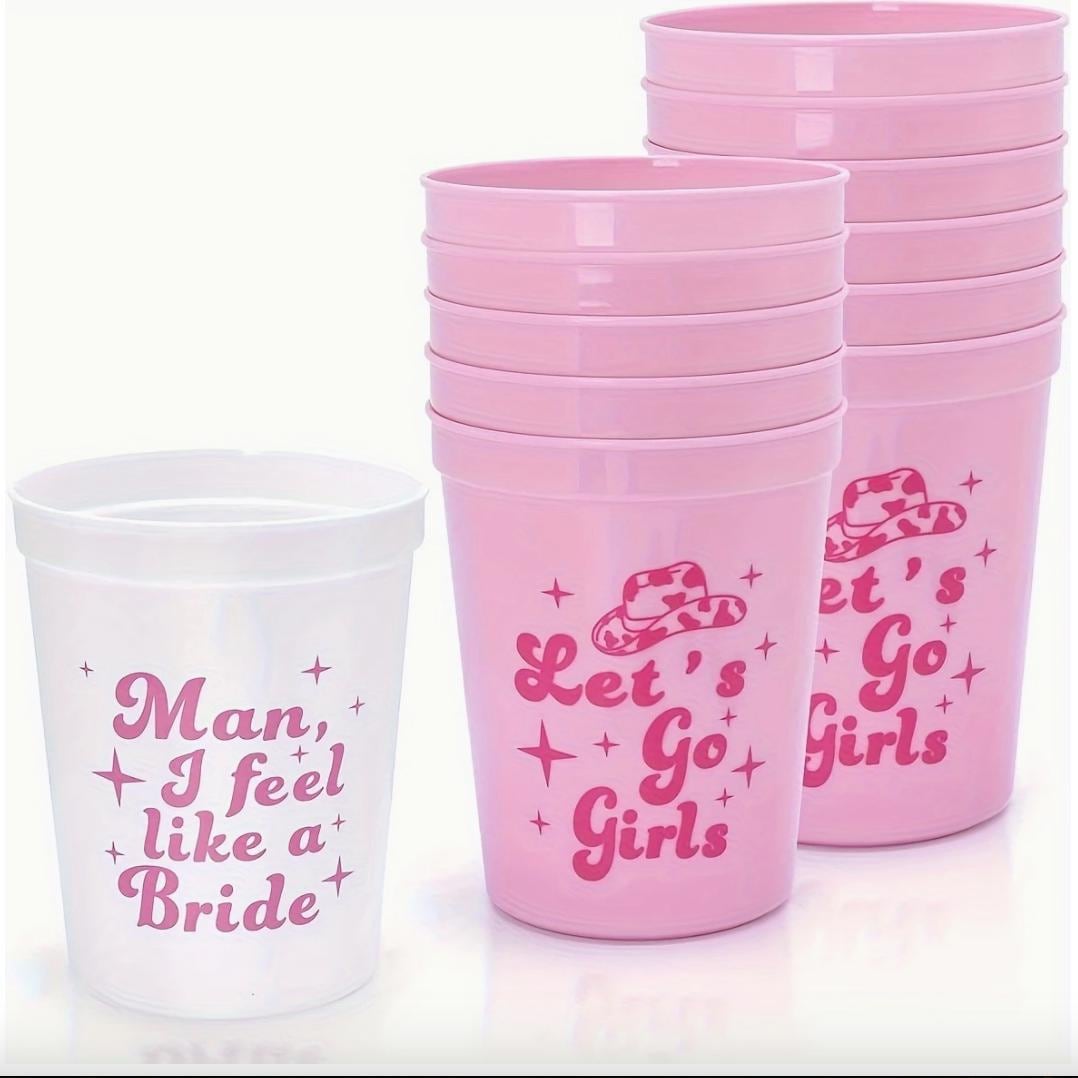Bachelorette Cups Cowgirl Last Rodeo Theme Lets Go Girls Bachelorette Party Favor Team Bride Hen Party Decoration Hen Party Bach and Boujee