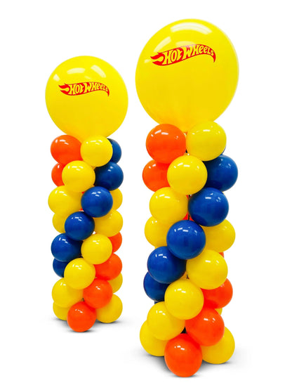 Balloon Column Corporate Logo Bach and Boujee