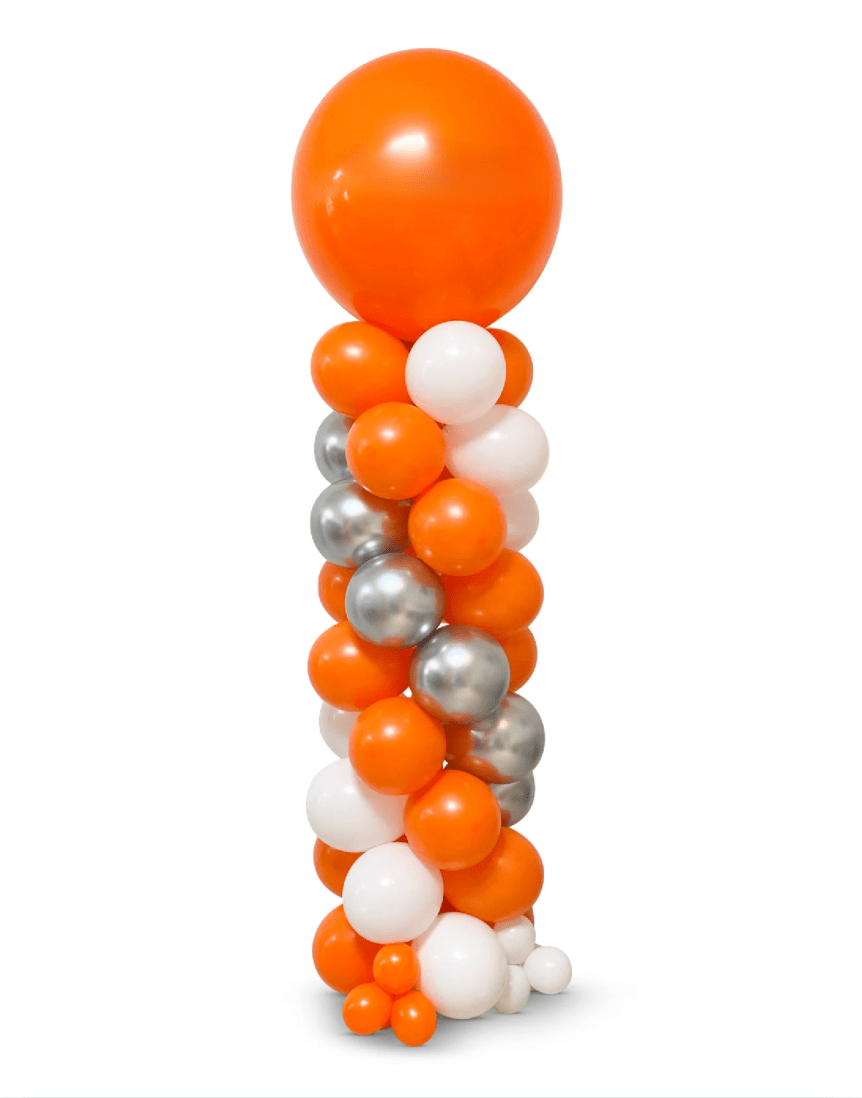 Balloon Column Corporate Logo Bach and Boujee