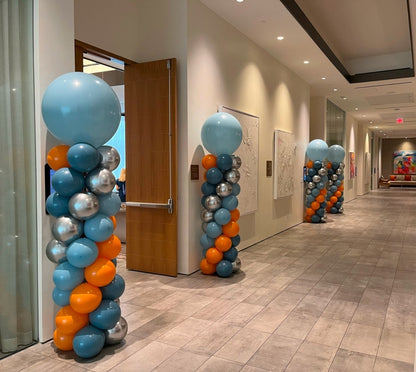 Balloon Tower Column Bach and Boujee