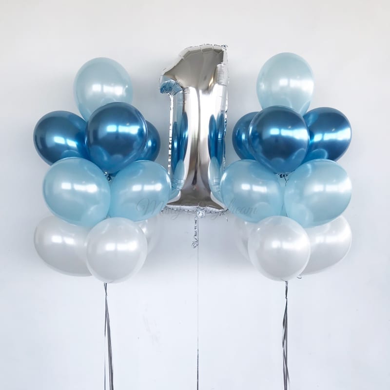 Birthday Helium Bouquet Bach and Boujee