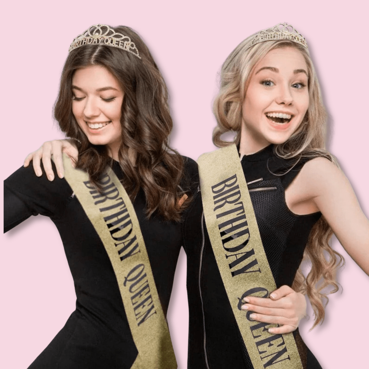 Birthday Queen Pink Sash Bach and Boujee