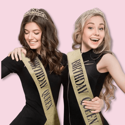 Birthday Queen Pink Sash Bach and Boujee