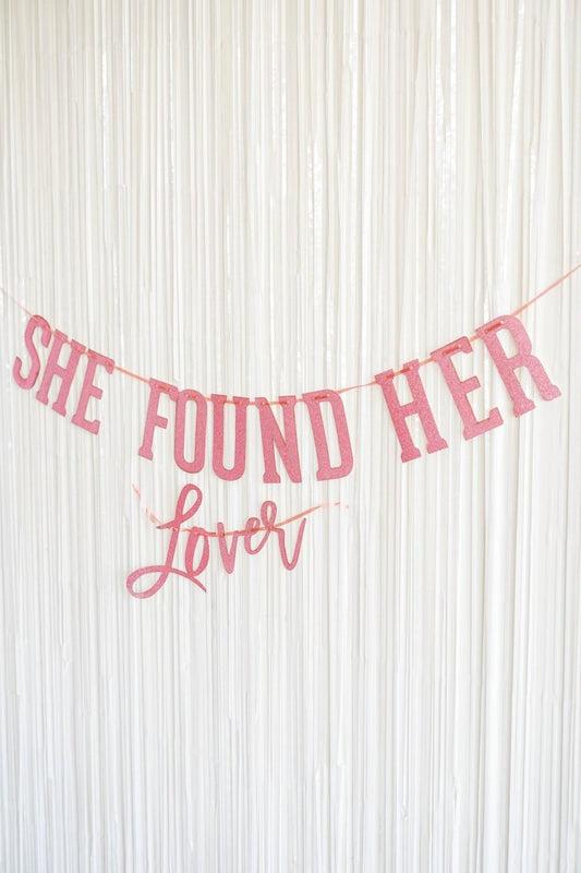 Bridal Era Theme Bachelorette Banner She Found Her Lover Swiftie Bachelorette Decoration Purple Pink Swift Theme Party In My Bride Era Bach and Boujee