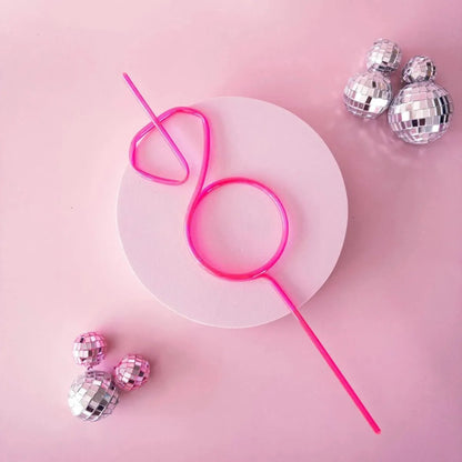 Bridal Party Straw Décor Hen Party Bachelorette Straws for Team Bride and Bridesmaids Bach and Boujee