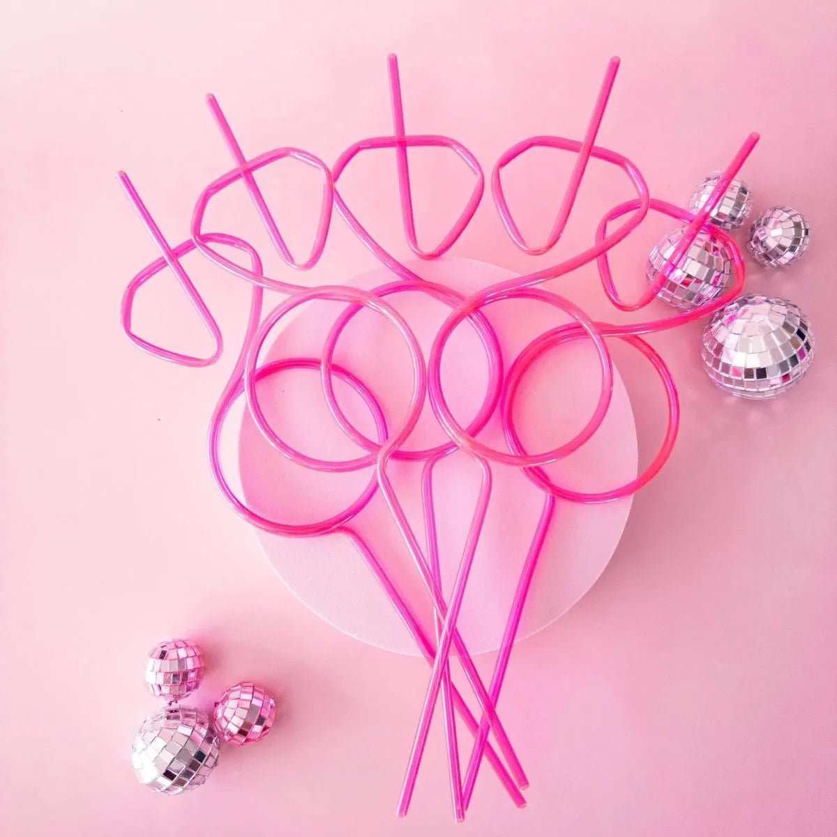 Bridal Party Straw Décor Hen Party Bachelorette Straws for Team Bride and Bridesmaids Bach and Boujee