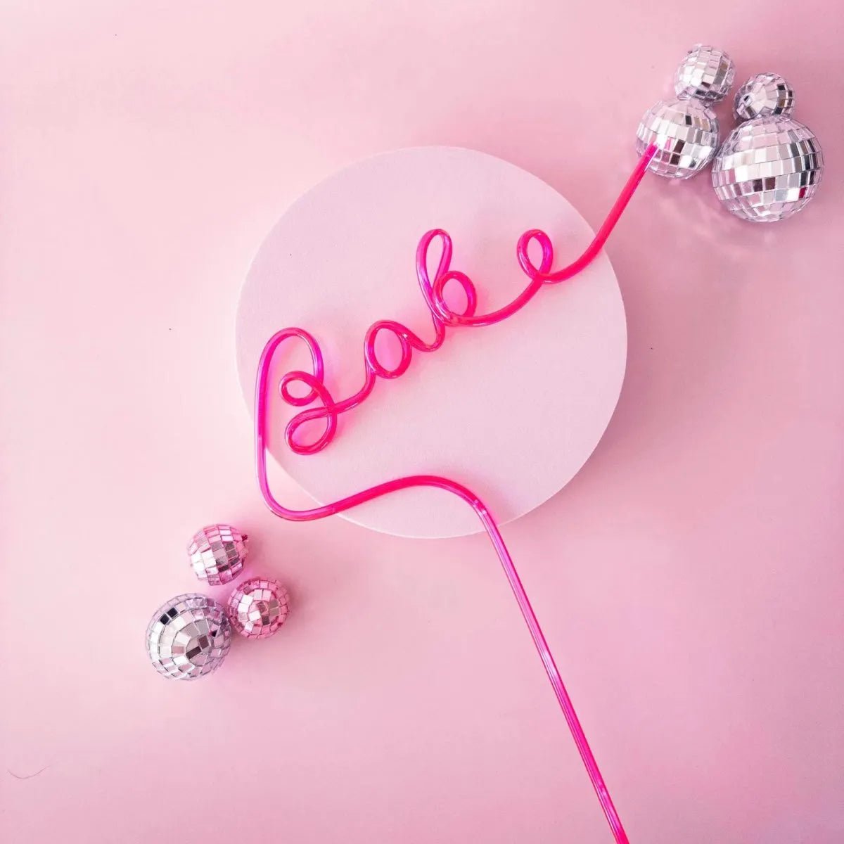 Bridal Party Straw Décor Hen Party Bachelorette Straws for Team Bride and Bridesmaids Bach and Boujee