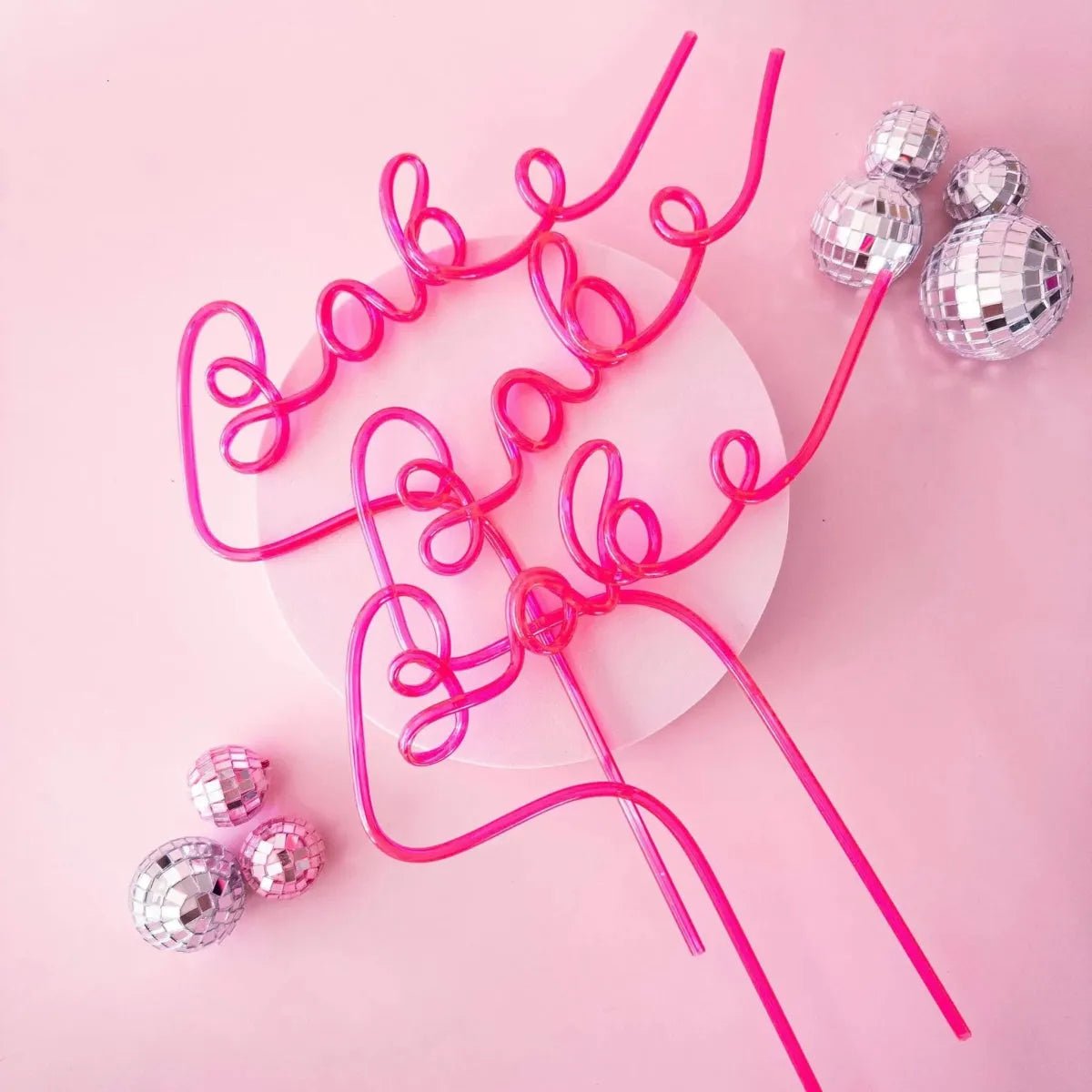 Bridal Party Straw Décor Hen Party Bachelorette Straws for Team Bride and Bridesmaids Bach and Boujee