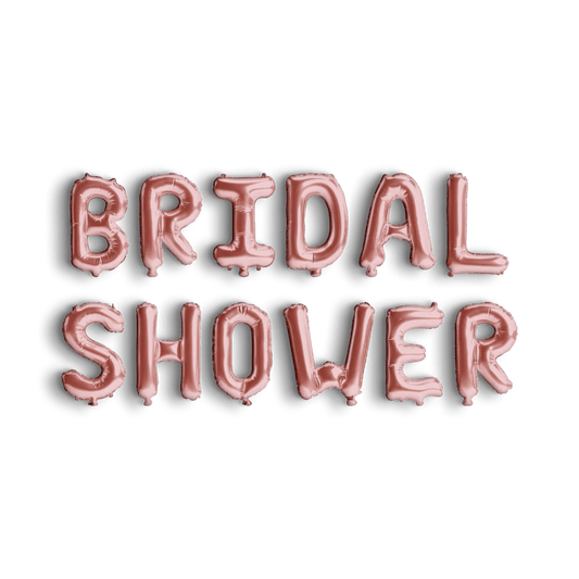 Bridal Shower Balloon Banner - Foil Letter Balloon Decorations for Classic Bridal Shower Hen Party Bach and Boujee Balloons