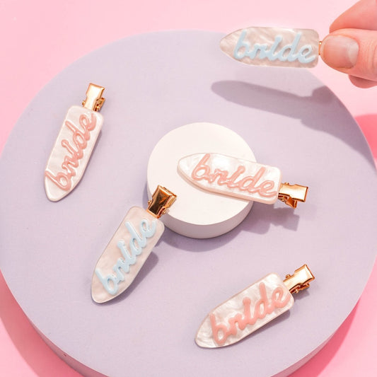 Bride Clip Hair Slides Bach and Boujee