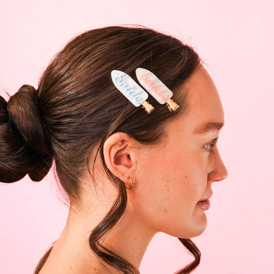 Bride Clip Hair Slides Bach and Boujee