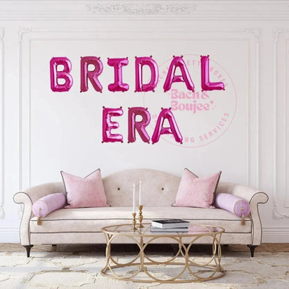 Bride Era Balloon Banner - Eras Swift Decoration Stagette Decor Hen Party Bachelorette Foil Letters Balloon Bach and Boujee Balloons