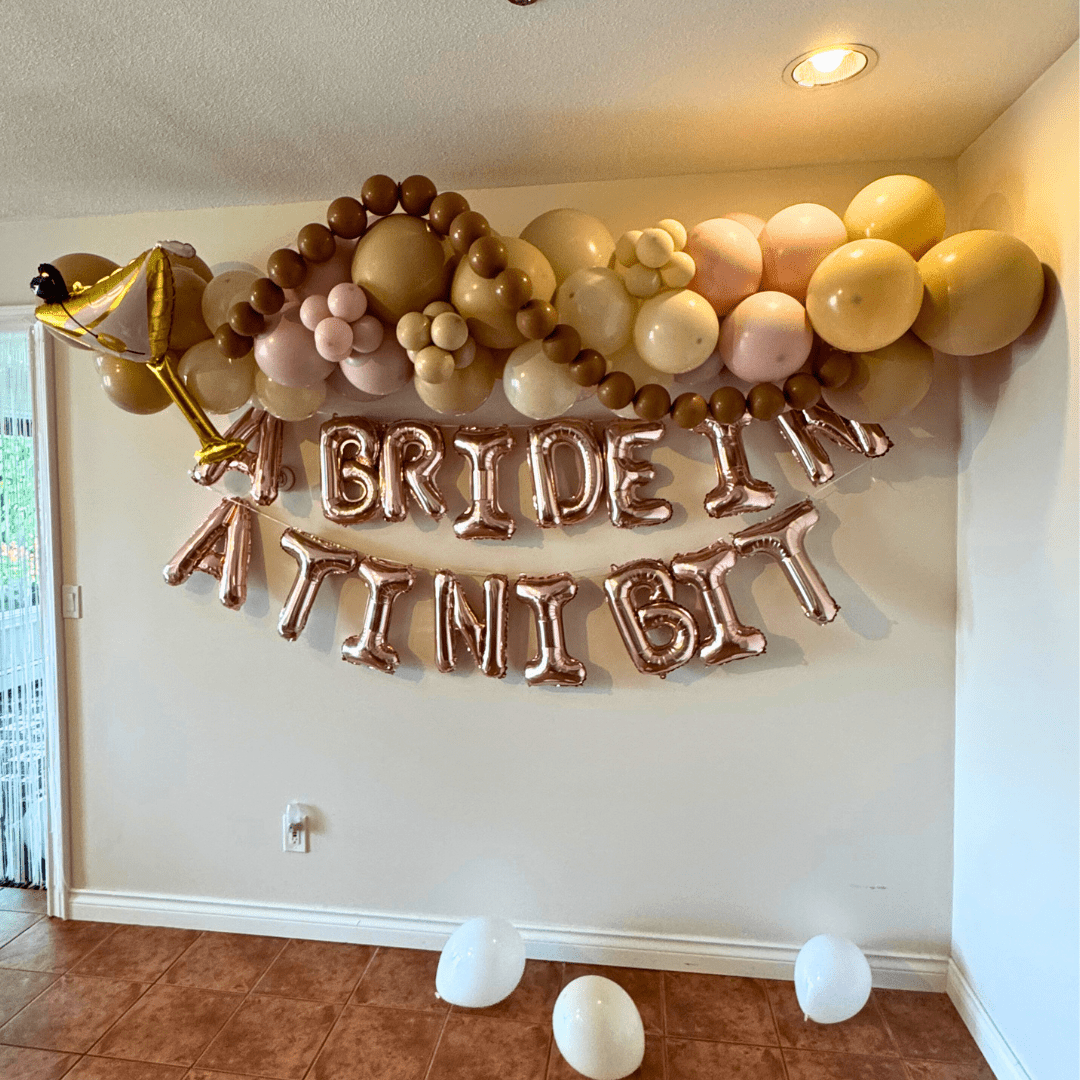 Bride In A Tini Bit Balloon Arch Kit Bach and Boujee Balloons